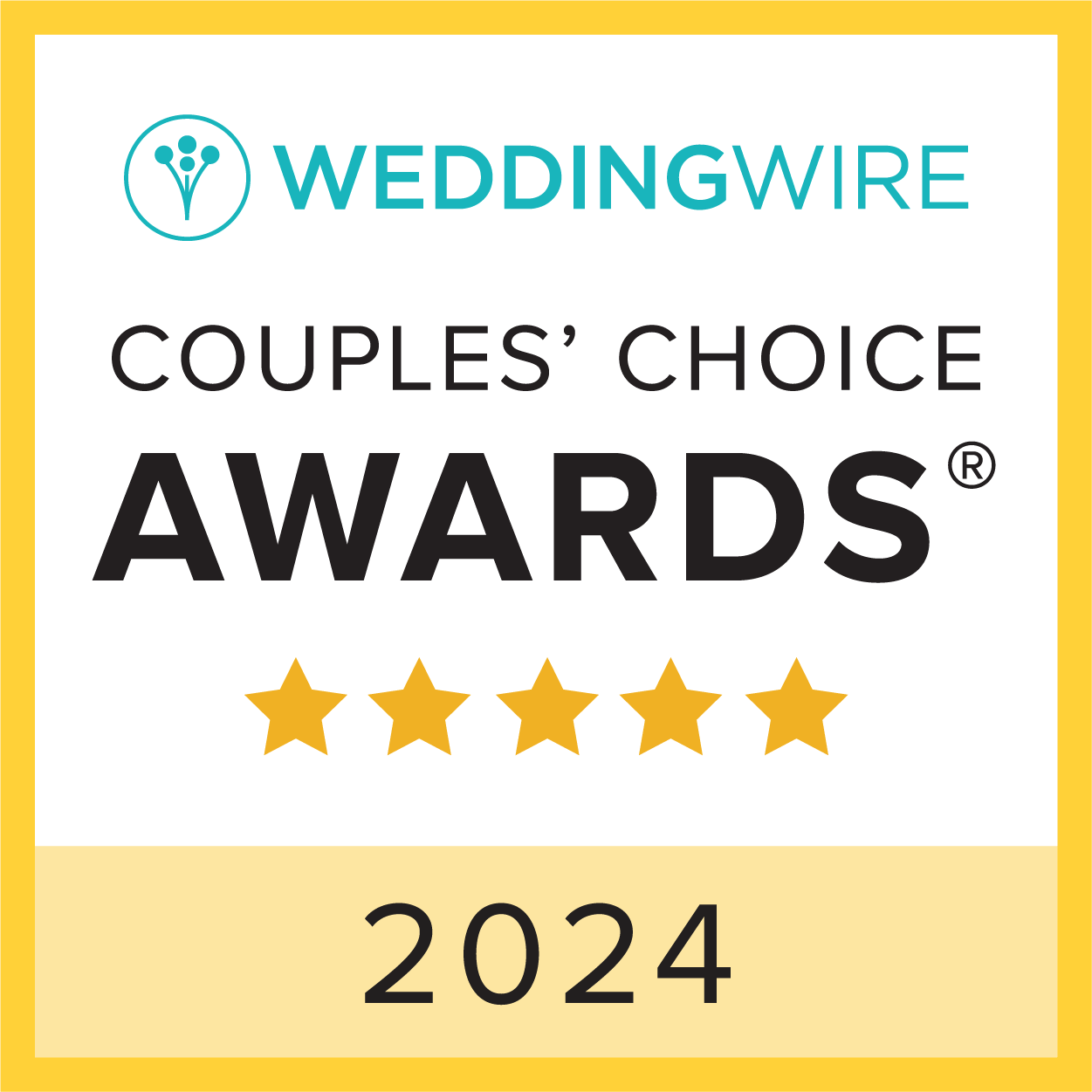 WeddingWire Couples Chice Award 2024